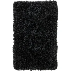 Badmat Teddy Zwart