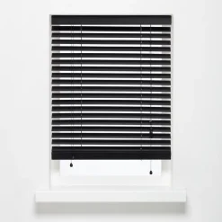 Bamboe Jaloezie Jax Zwart 180x175 Cm