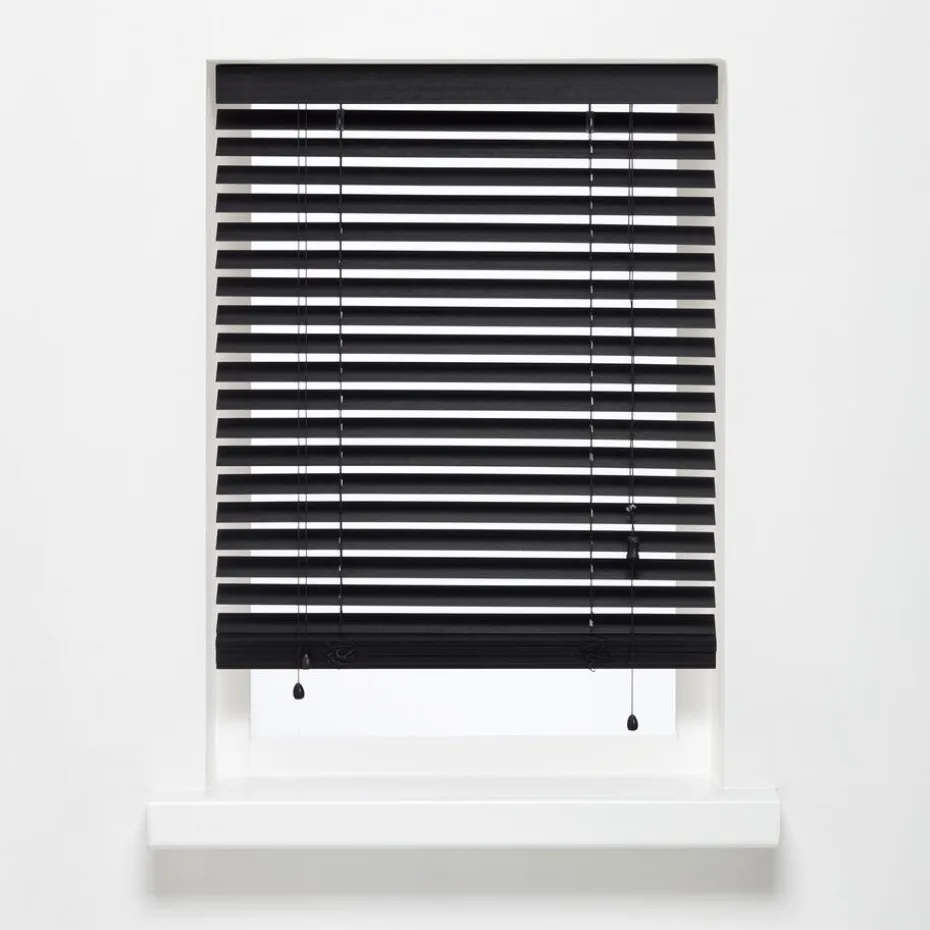 Bamboe Jaloezie Jax Zwart 180x175 Cm