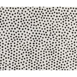Behang Polka Zwart Wit