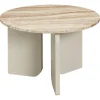 Bijzettafel Brez Marmer Taupe ø 60x38 Cm