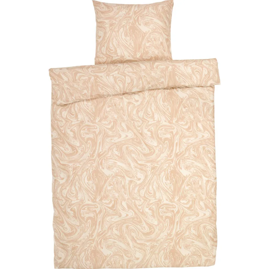 Dekbedovertrek Marble Soft Pink 140x220 Cm