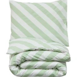 Dekbedovertrek Riley - Groen 140x220 Cm