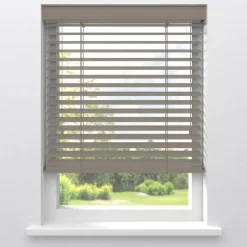 Fenstr Bamboe Jaloezie Tijl Grijs 65mm