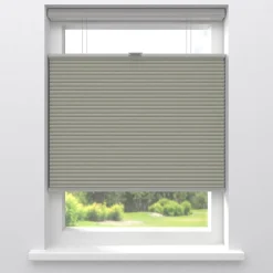 Fenstr Dubbel Plissé 45mm Lotte Grijs Lichtdoorlatend