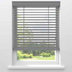 Fenstr Houten Jaloezie Hein Grijs 50mm