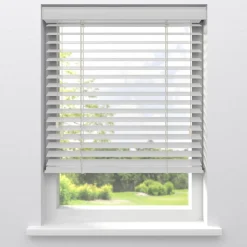 Fenstr Houten Jaloezie Hein Wit 50mm