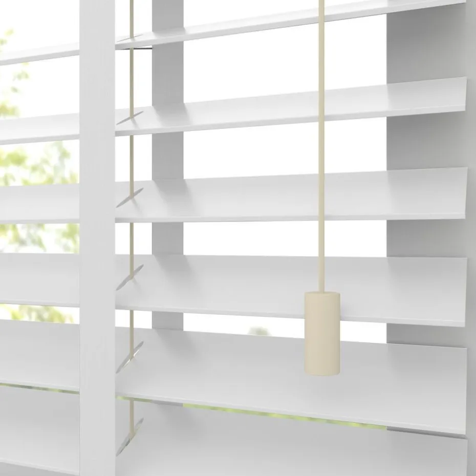 Fenstr Houten Jaloezie Hein Wit 50mm