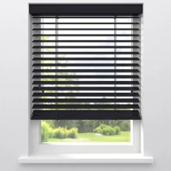 Fenstr Houten Jaloezie Theun Zwart 65mm