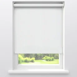 Fenstr Rolgordijn Jara Wit Lichtdoorlatend