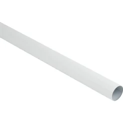 Gordijnroede 120 Cm Wit Metaal Ø28mm