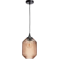 Hanglamp Pane Licht Bruin