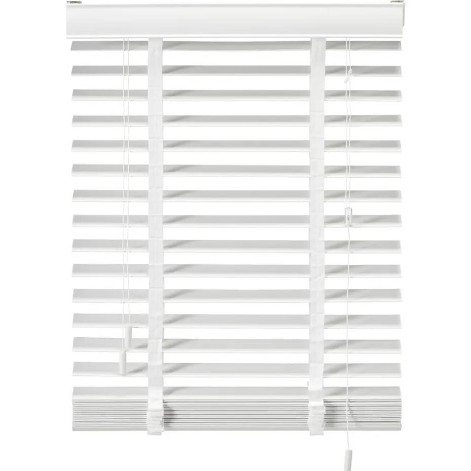 Houtlook Jaloezie Ravi Wit 50mm 120x175 Cm