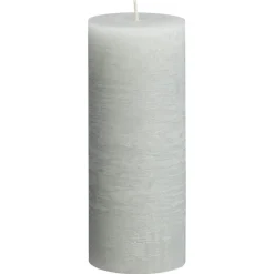 Kaars Rustiek Lichtgroen 7x11 Cm