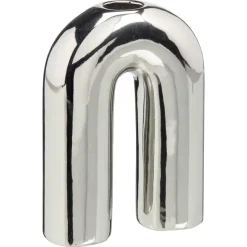 Kandelaar Bergen Zilver 13 Cm