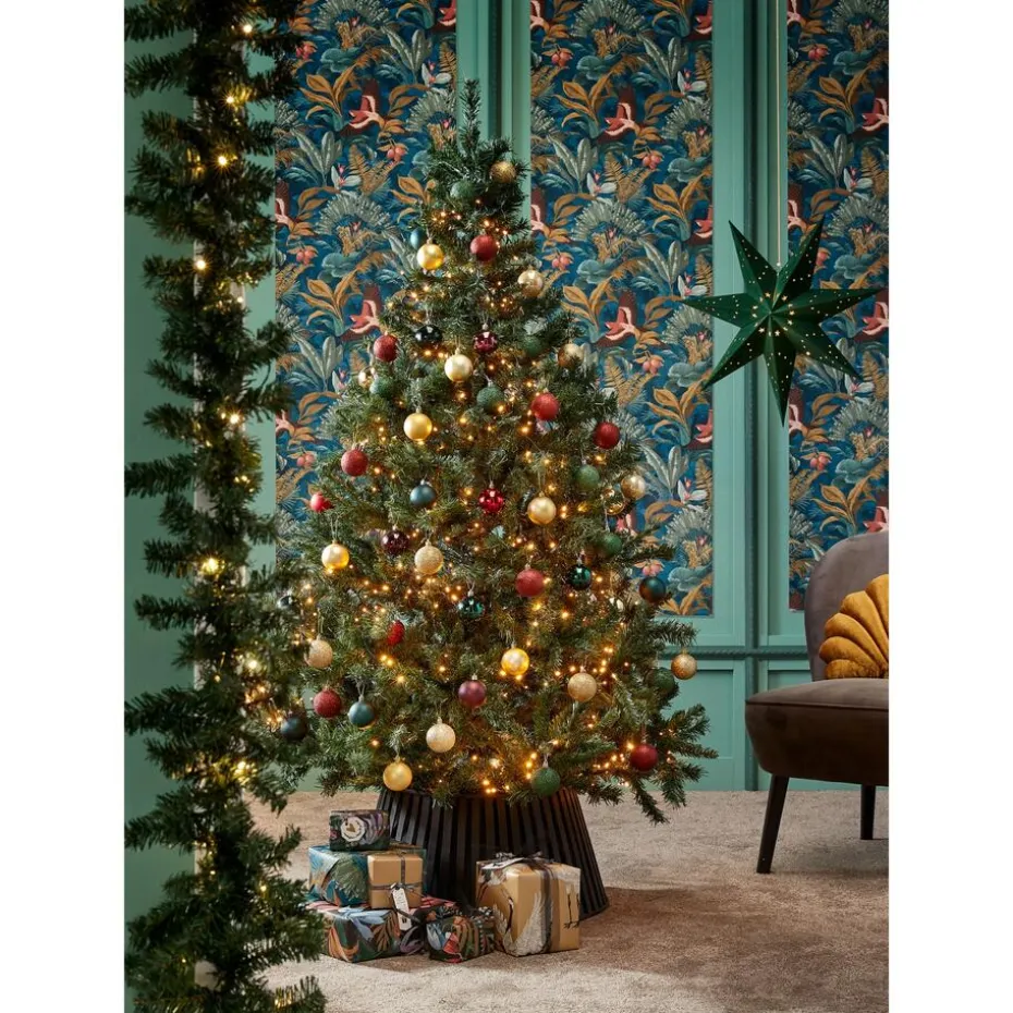 Kerstbal Bruin 10 Stuks