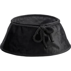 Kerstboomrok Velours Zwart