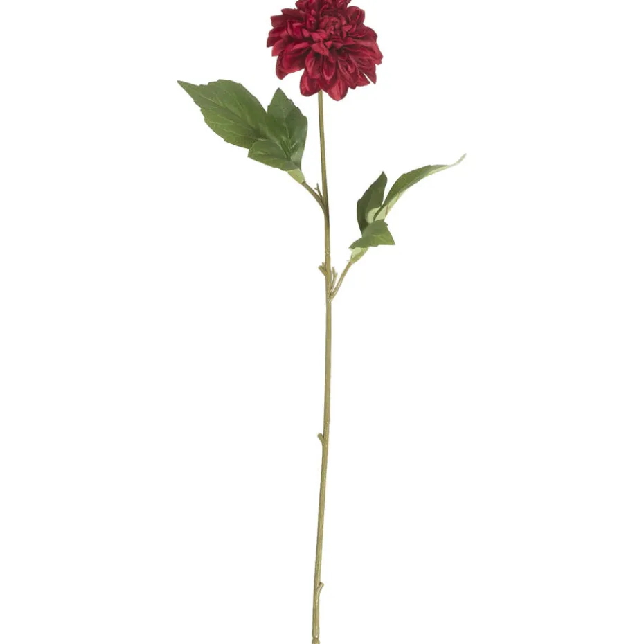 Kunstbloem Dahlia Bordeaux