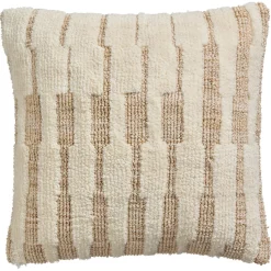 Kussen Chenille Naturel 45x45 Cm