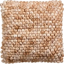 Kussen Dot Taupe 45x45 Cm