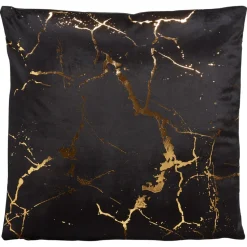 Kussen Marmer Zwart 45x45 Cm