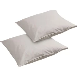 Kussensloop Katoen Taupe - 60x70cm