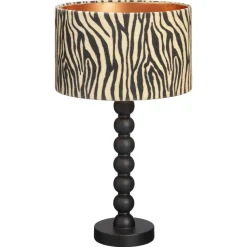 Lampenkap Zebra Zwart Wit