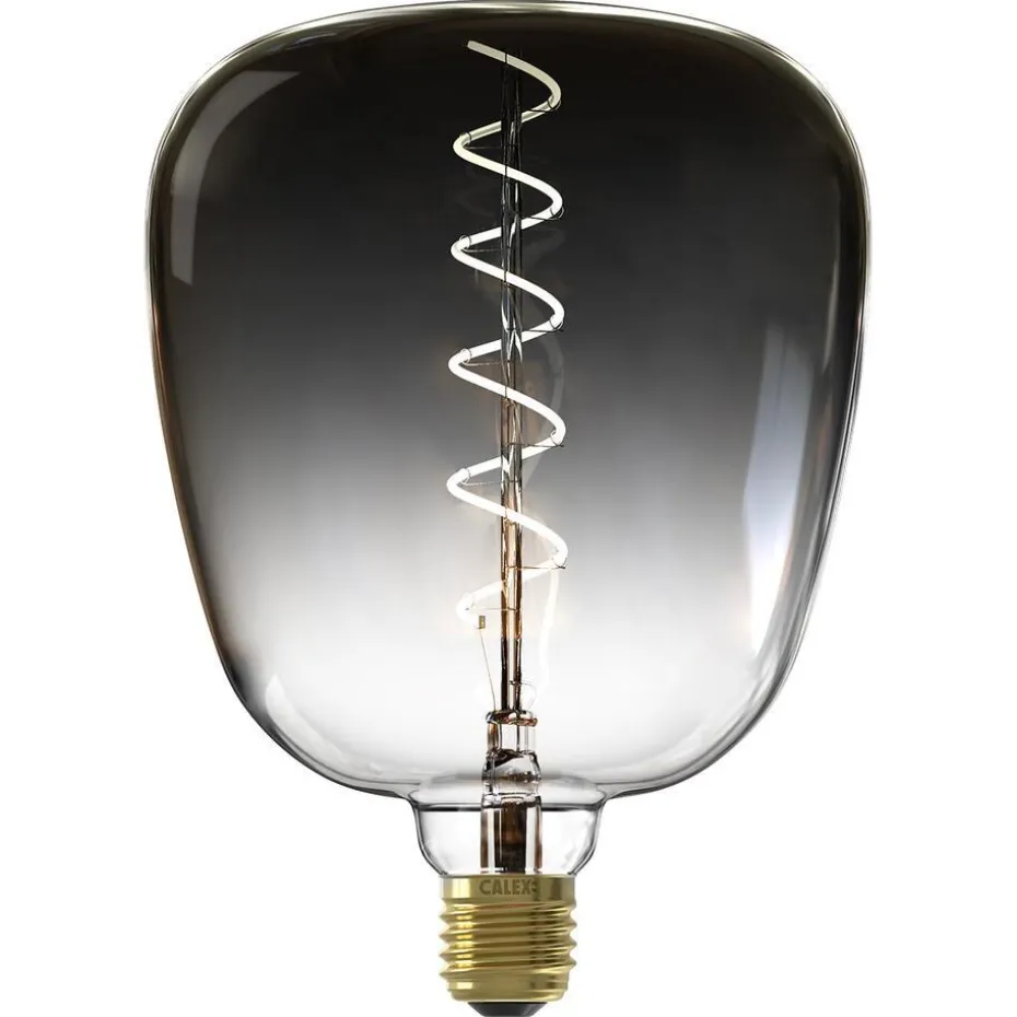 Led Globe 20x28cm Grijs