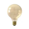 LED Lamp 95 Mm Flex Goud E27 4W Dimbaar
