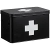 Medicijnbox Zwart 20x18,5x31 Cm