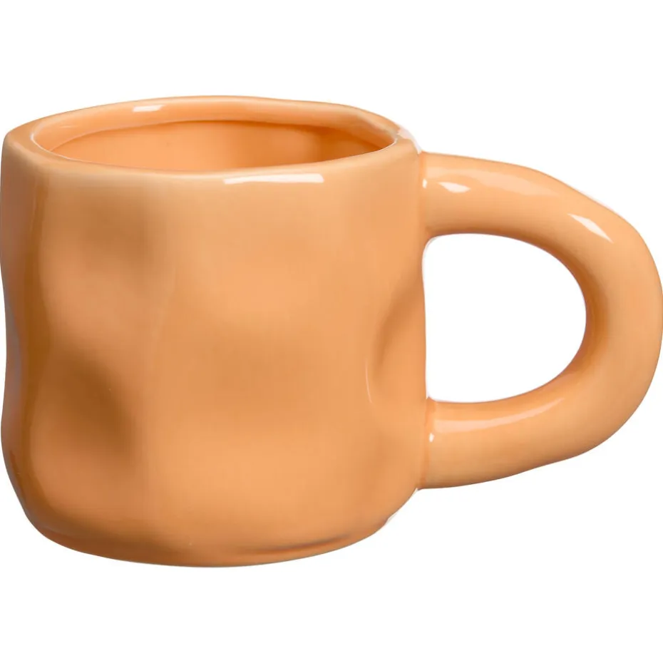Mok Met Oor Squeeze Oranje 270ml