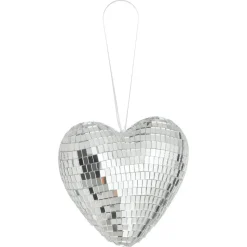 Object Hart Disco Zilver - Maat S