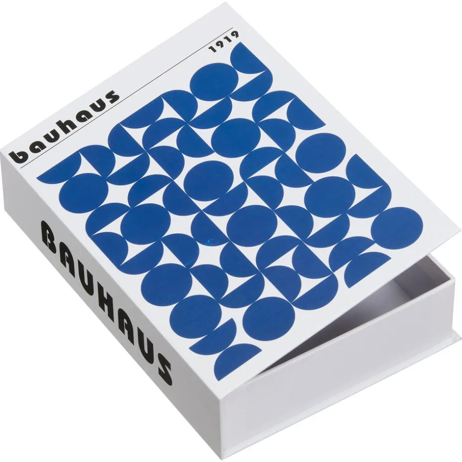 Opbergboek Bauhaus Blauw 16x23x5 Cm 16x23 Cm
