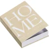 Opbergboek Home 21x30x5 Cm