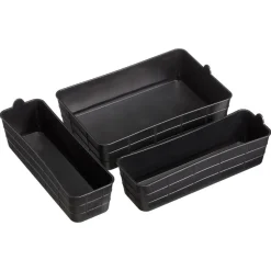 Opberger Midi Zwart - 3 Stuks