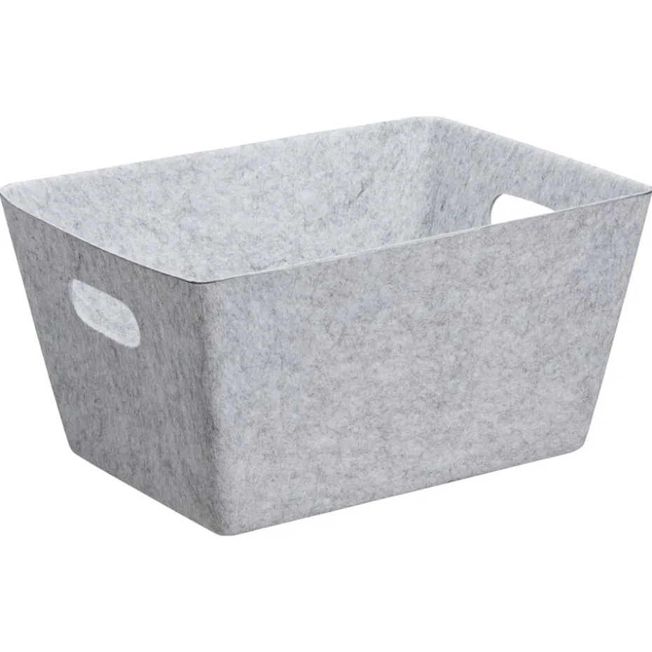 Opbergmand Vilt Grijs 39x29x20cm