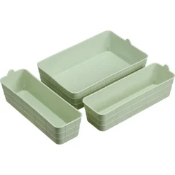 Opbermand Mini Groot Groen - 3 Stuks