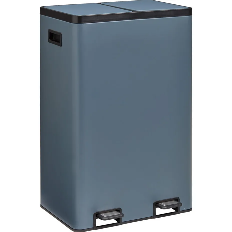 Pedaalemmer Duo 60 Liter Lichtgrijs
