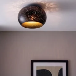 Plafondlamp Gemino Zwart