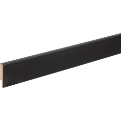 Plakplint MDF Zwart 7,5 X 240 Cm 240x7,5 Cm