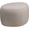 Poef Kiezel Taupe L