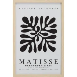 Poster Matisse Zwart