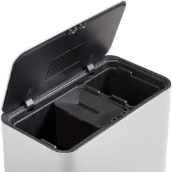 Prullenbak Op Pootjes 25+12+5 Liter Beige