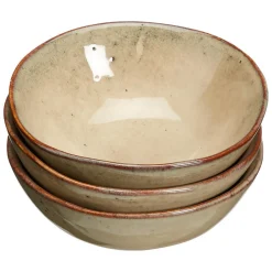 Schaal Glaze Beige - D9 Cm S/3