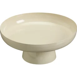 Schaal Op Voet Taupe