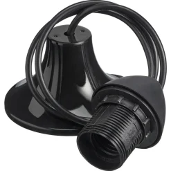 Snoerpendel E27 Zwart