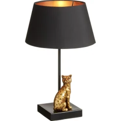 Tafellamp Leopard Zwart