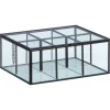Theedoos Glas Zwart