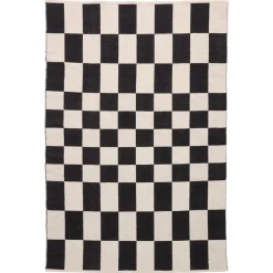 Vloerkleed Damon Wit/Zwart