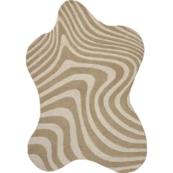 Vloerkleed Sandbank Zand 160x230 Cm